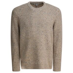 ALEX MILL Speckled Crewneck Sweater Men Beige Sweaters & Cardigans